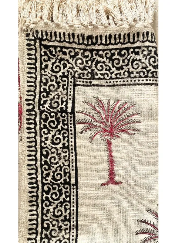 Hand_Blockprinted_Cotton_Sofa_Throws_Palm_Tree_Design