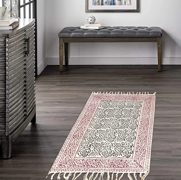Hand_Blockprinted_Cotton_Rug_Red_And_Black_Double_Sided_Small