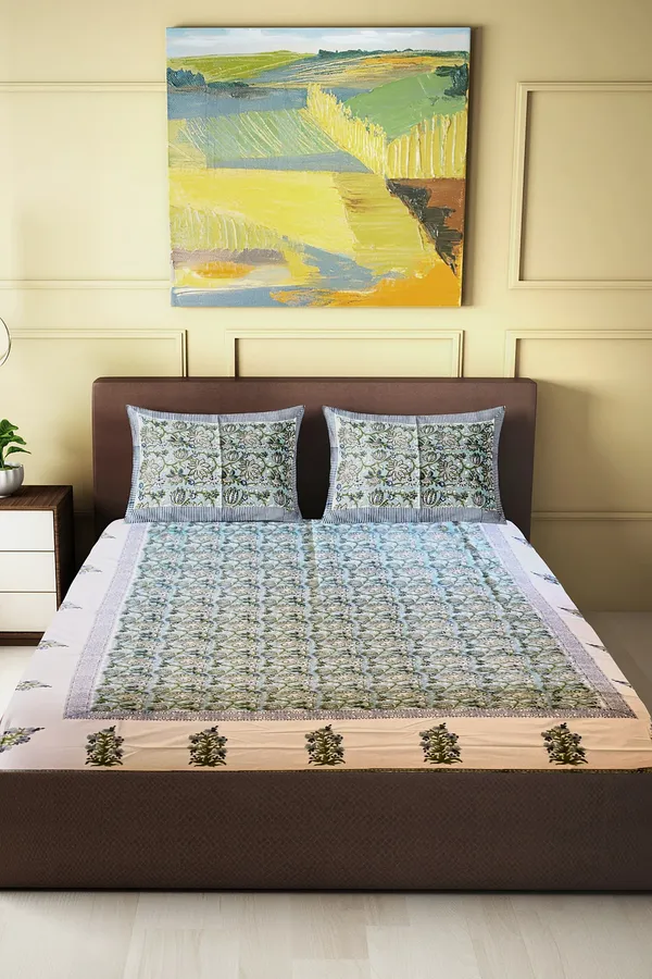Hand_Blockprinted_Cotton_Double_Bedsheet_With_Pillow_Covers