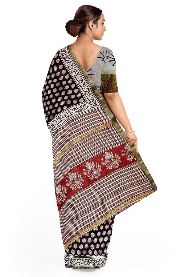 Hand_Blockprinted_Maheshwari_Saree