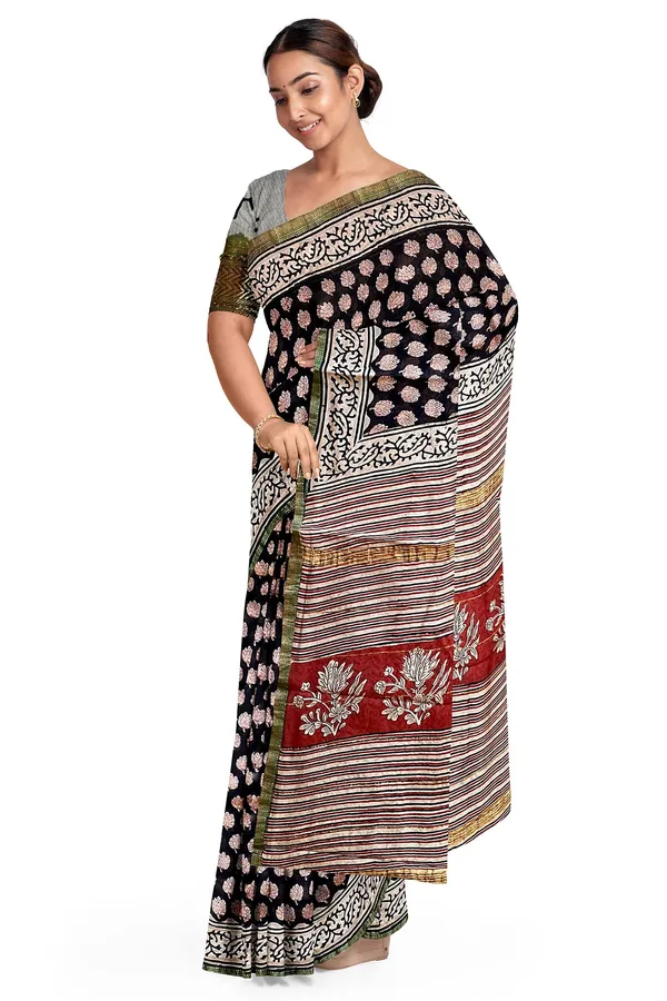 Hand_Blockprinted_Maheshwari_Saree