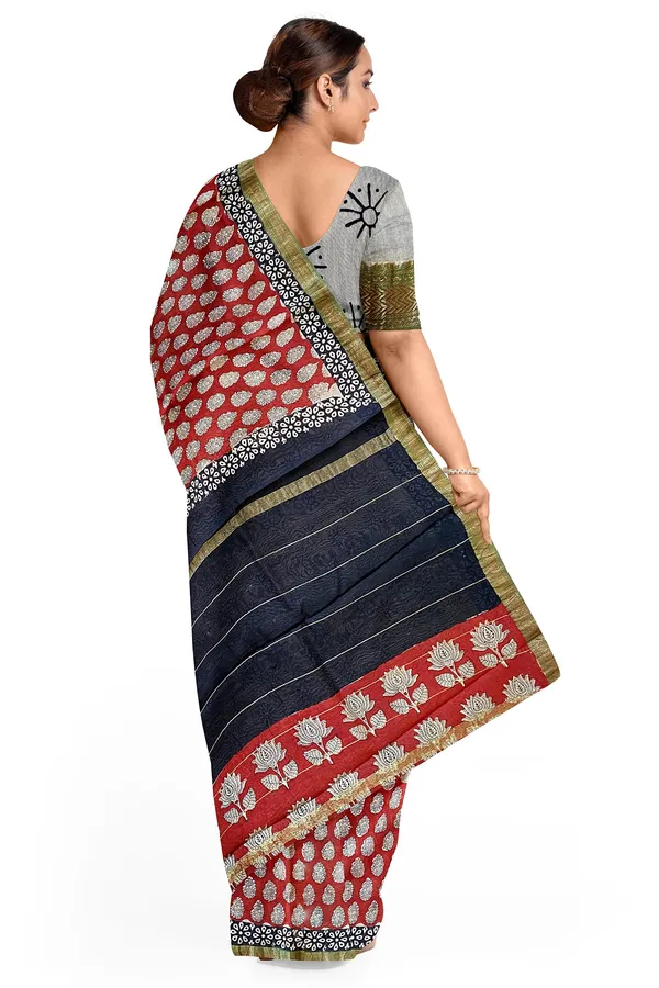 Hand_Blockprinted_Maheshwari_Saree