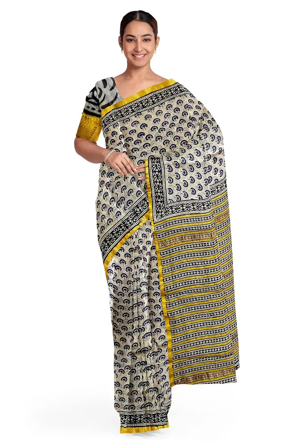 Hand_Blockprinted_Maheshwari_Saree