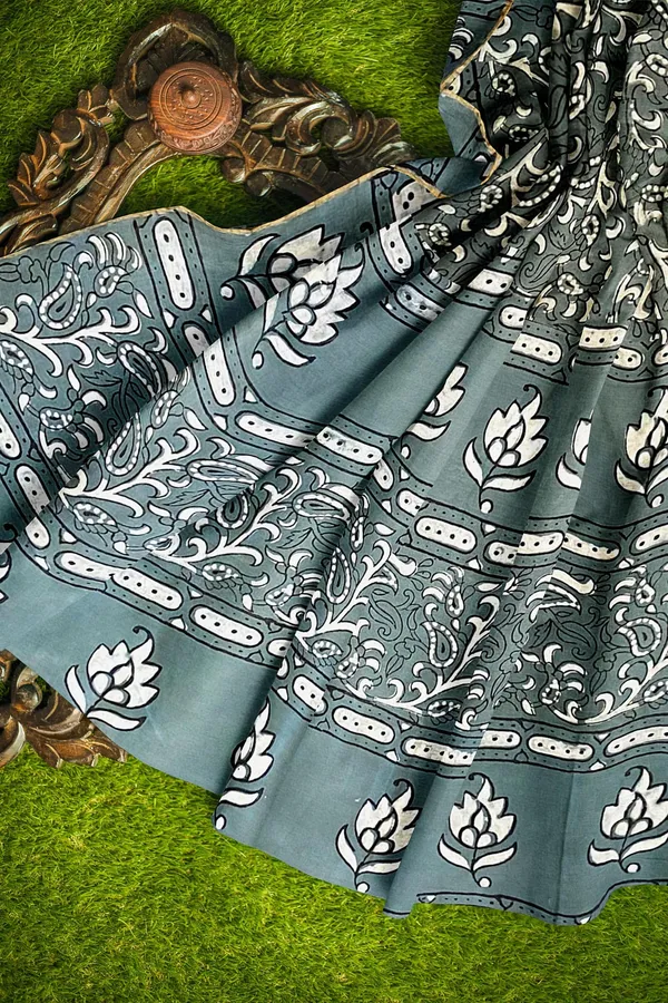 Hand_Blockprinted_Chanderi_Silk_Saree