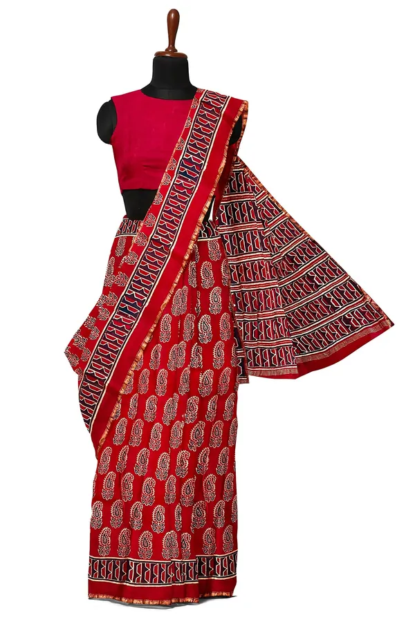 Hand_Blockprinted_Chanderi_Silk_Saree