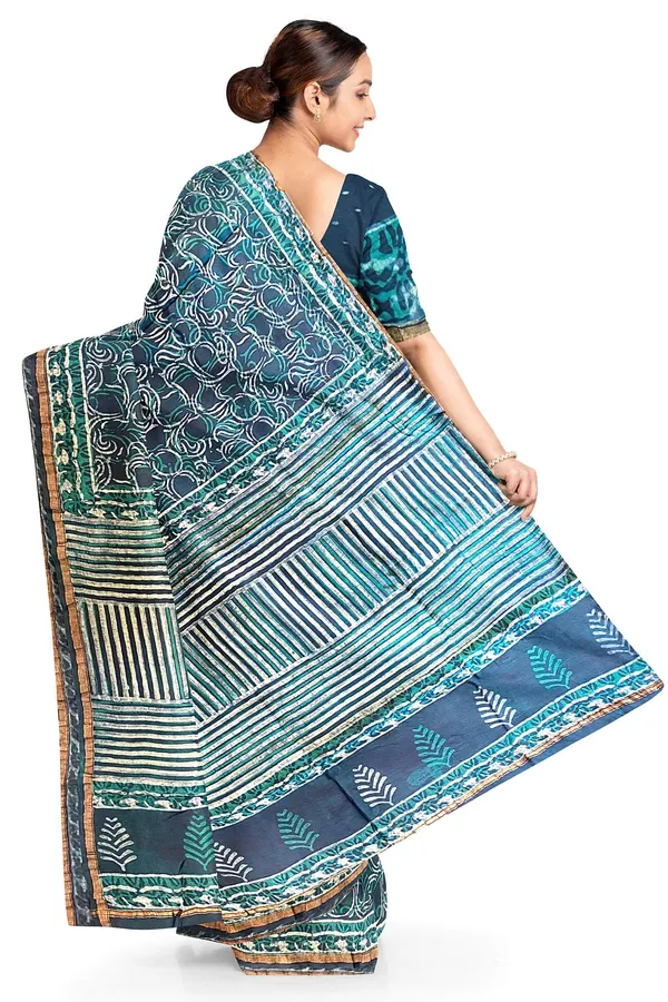 Hand_Blockprinted_Modal_Chanderi_Silk_Saree