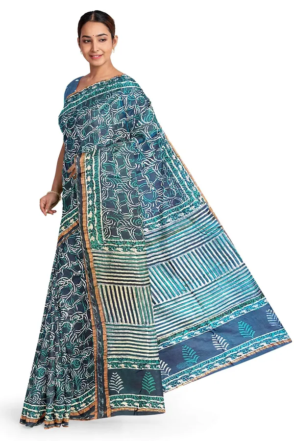 Hand_Blockprinted_Modal_Chanderi_Silk_Saree