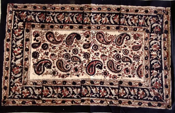 Hand_Blockprinted_Kalamkari_Cotton_Double_Bedsheet_With_Pillow_Covers