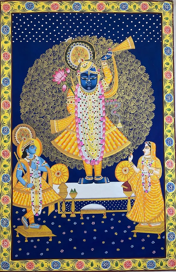 Rajasthani_Pichwai_Painting_Shrinathji_Nathdwara_Large_2x3_Feet