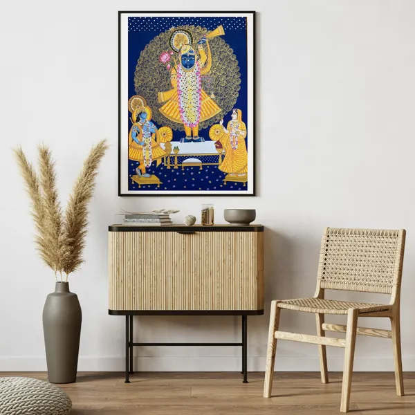Rajasthani_Pichwai_Painting_Shrinathji_Nathdwara_Large_2x3_Feet
