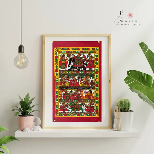 Phad_Painting_From_Rajasthan_Handpainted_Natural_Colors_20_X_12_Inch