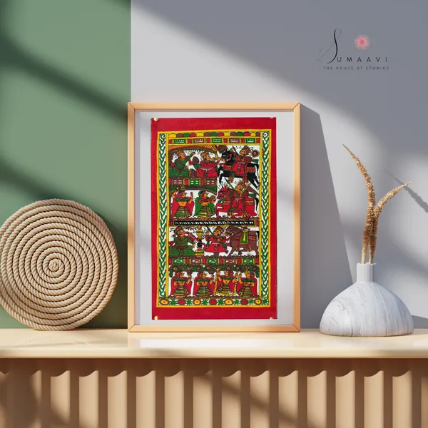 Phad_Painting_From_Rajasthan_Handpainted_Natural_Colors_20_X_12_Inch