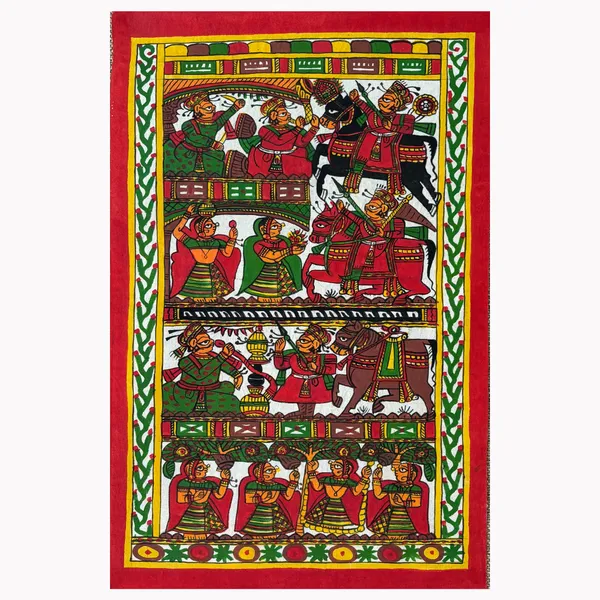 Phad_Painting_From_Rajasthan_Handpainted_Natural_Colors_20_X_12_Inch