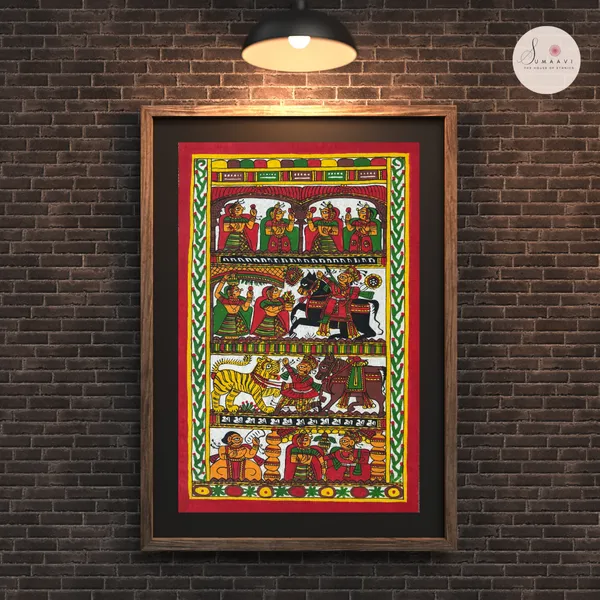 Phad_Painting_From_Rajasthan_Handpainted_Natural_Colors_20_X_12_Inch