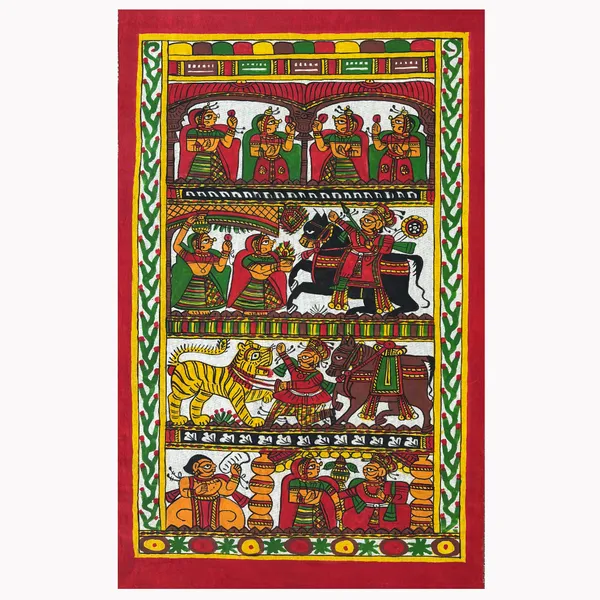 Phad_Painting_From_Rajasthan_Handpainted_Natural_Colors_20_X_12_Inch