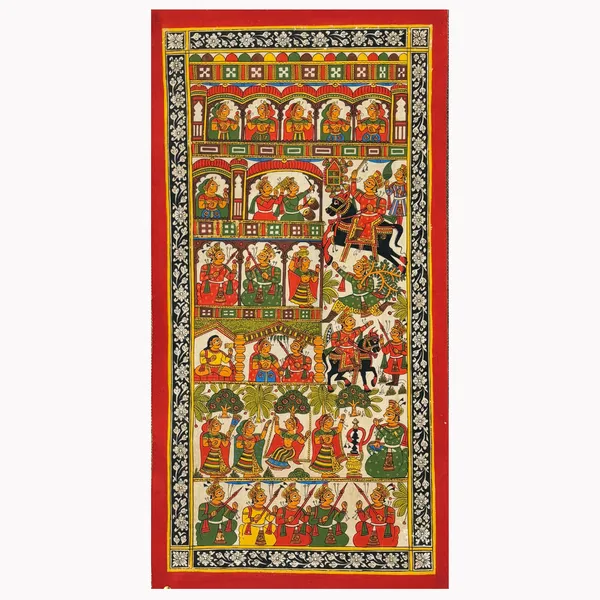 Phad_Painting_From_Rajasthan_Handpainted_Natural_Colors_30_X_15_Inch