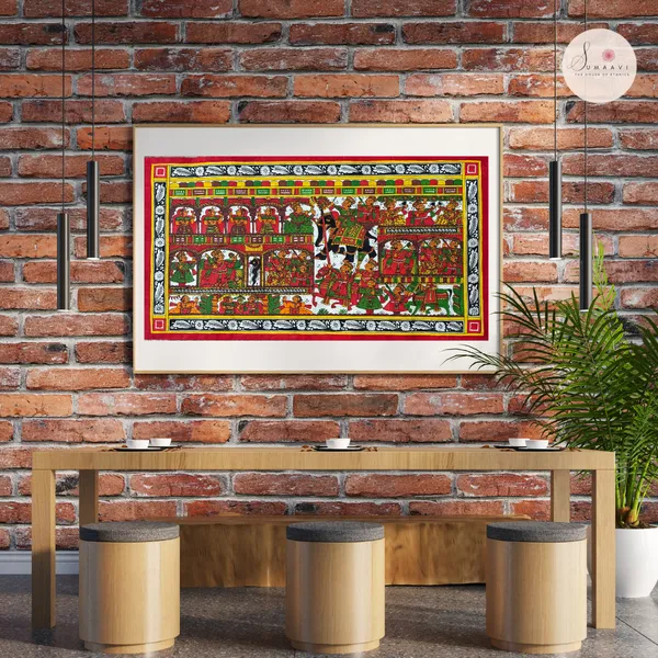 Phad_Painting_From_Rajasthan_Handpainted_Natural_Colors_29_X_15_Inch