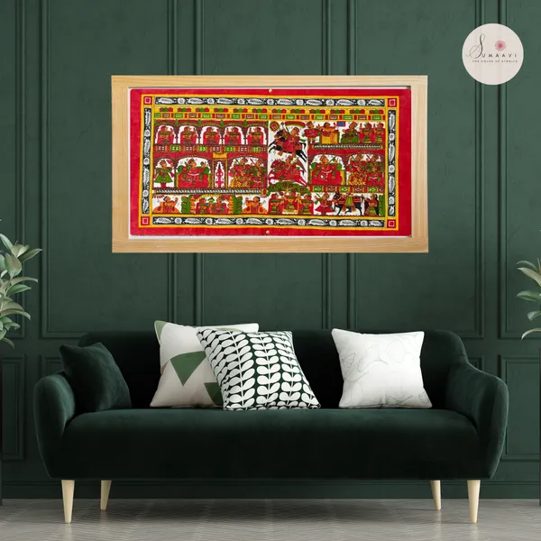Phad_Painting_From_Rajasthan_Handpainted_Natural_Colors_35_X_18_Inch