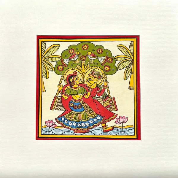 Phad_Painting_From_Rajasthan_Handpainted_Natural_Colors_Multicolour_5_5_X_5_5_Inch