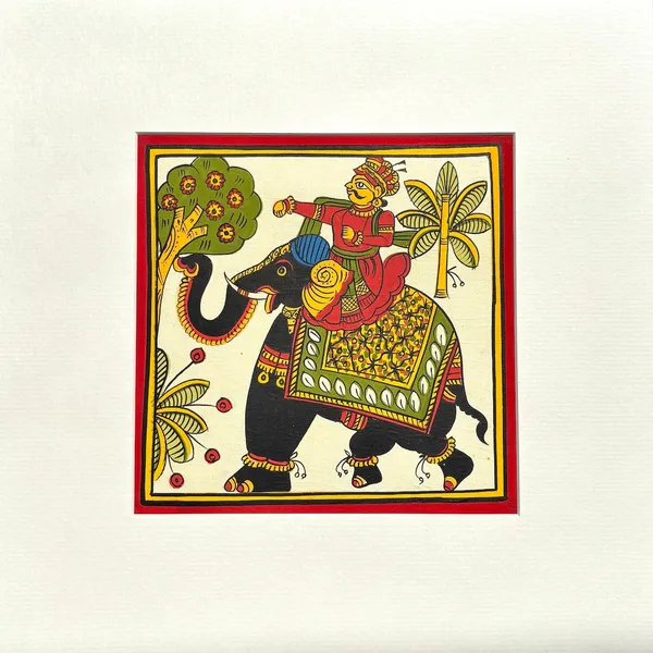 Phad_Painting_From_Rajasthan_Handpainted_Natural_Colors_Multicolour_5_5_X_5_5_Inch