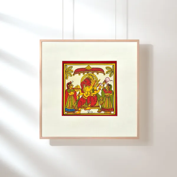 Phad_Painting_From_Rajasthan_Handpainted_Natural_Colors_Multicolour_5_5_X_5_5_Inch