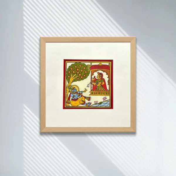 Phad_Painting_From_Rajasthan_Handpainted_Natural_Colors_Multicolour_5_5_X_5_5_Inch