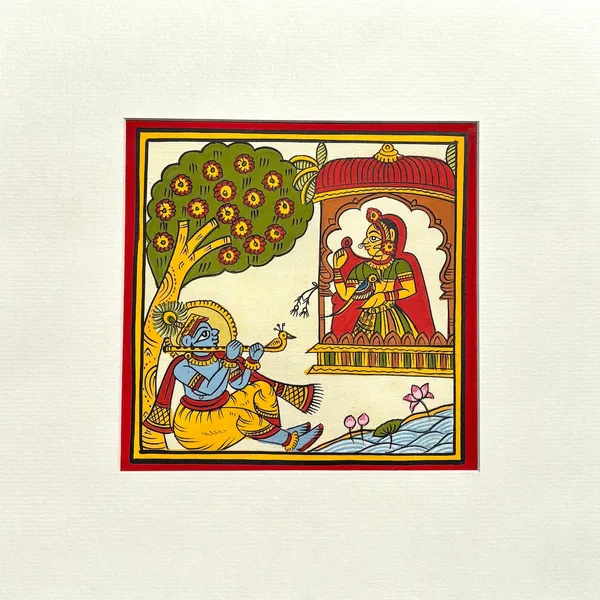 Phad_Painting_From_Rajasthan_Handpainted_Natural_Colors_Multicolour_5_5_X_5_5_Inch