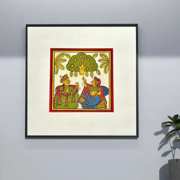 Phad_Painting_From_Rajasthan_Handpainted_Natural_Colors_Multicolour_5_5_X_5_5_Inch