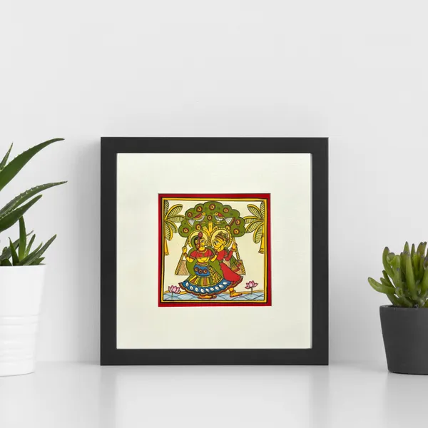 Phad_Painting_From_Rajasthan_Handpainted_Natural_Colors_Multicolour_5_5_X_5_5_Inch