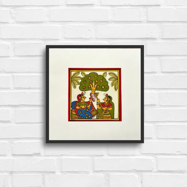 Phad_Painting_From_Rajasthan_Handpainted_Natural_Colors_Multicolour_5_5_X_5_5_Inch