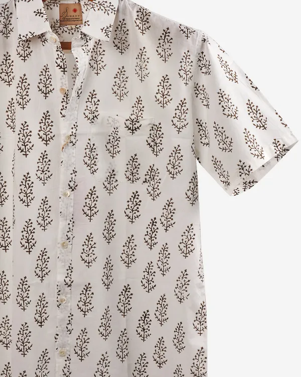 Hand_Blockprinted_Cotton_Half_Sleeve_Shirt_For_Men_Regular_Fit_White