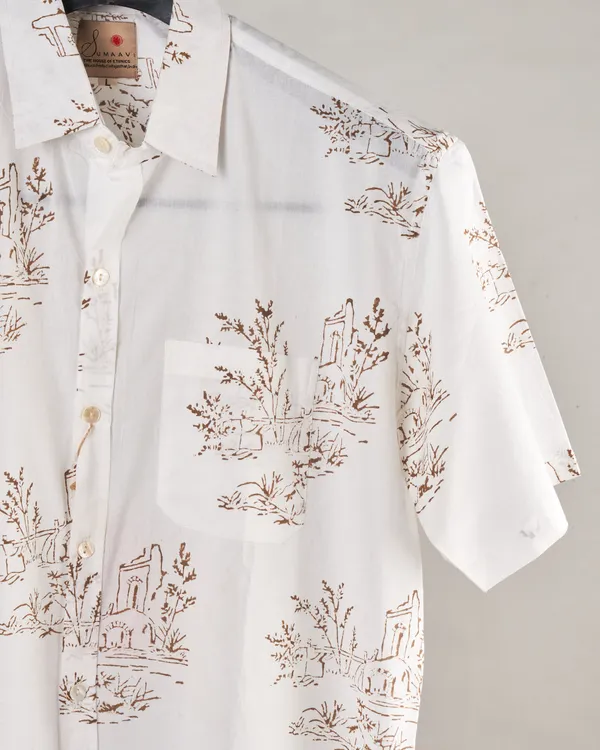 Hand_Blockprinted_Cotton_Half_Sleeve_Shirt_For_Men_Regular_Fit_White