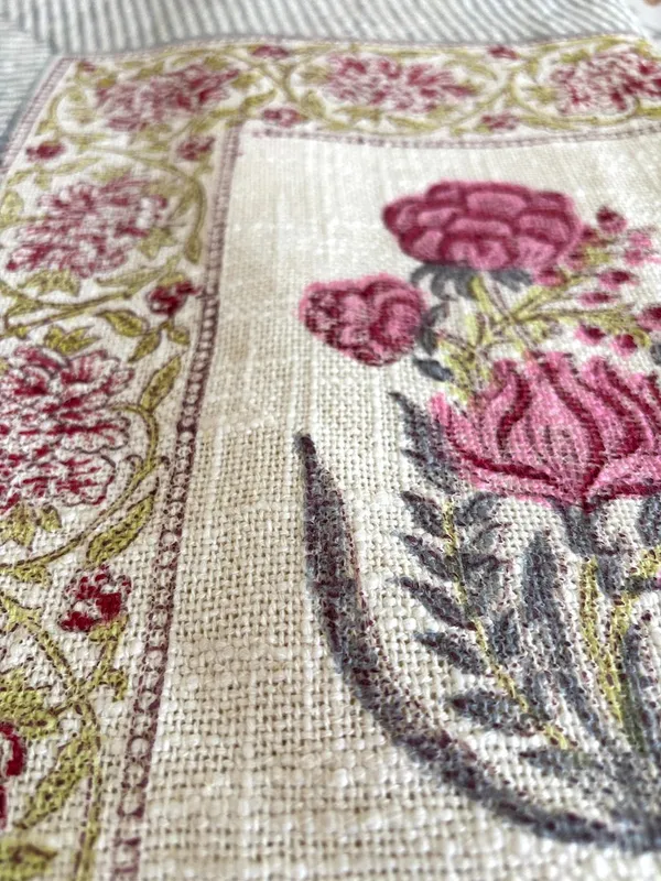 Hand_Blockprinted_Cotton_Sofa_Throws_Pink_Mughlai
