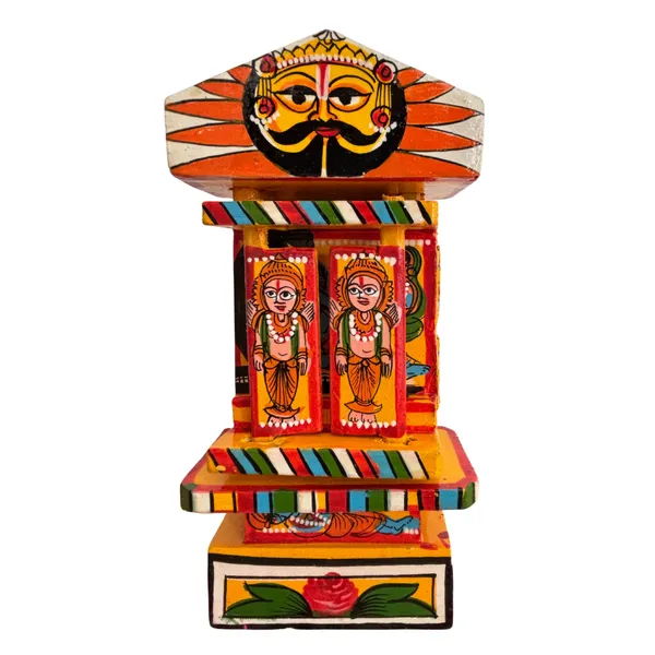 Rajasthani_Kaavad_Art_Ram_Krishna_Leela_7_Inches_Yellow_Color