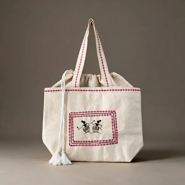 Handpainted_Balloon_Tote_Bag_Warli_Art_Design