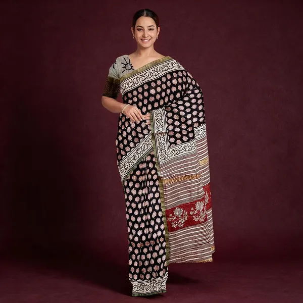 Hand_Blockprinted_Maheshwari_Saree
