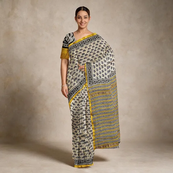 Hand_Blockprinted_Maheshwari_Saree