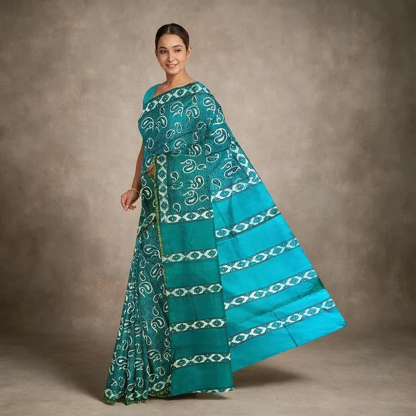 Hand_Blockprinted_Chanderi_Silk_Saree