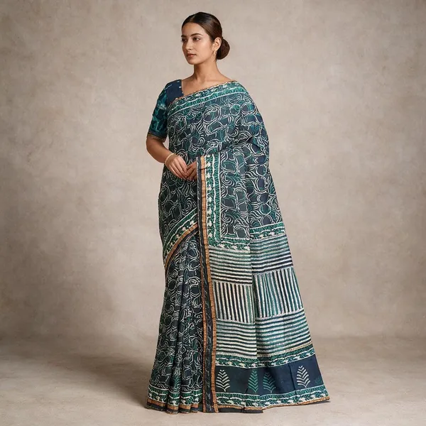 Hand_Blockprinted_Modal_Chanderi_Silk_Saree
