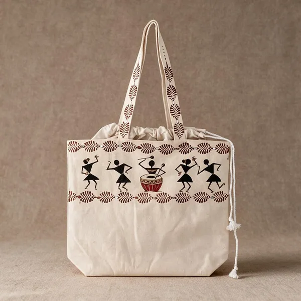 Handpainted_Balloon_Tote_Bag_Warli_Art_Design_With_Mirror_Work
