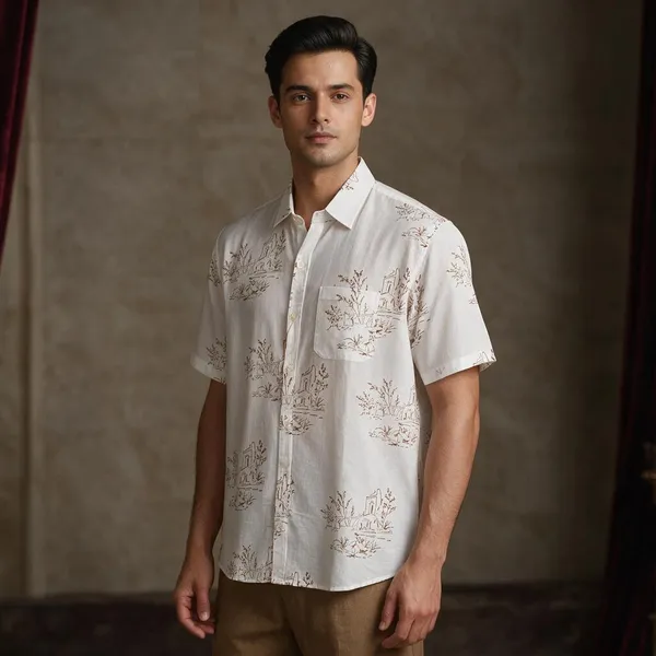Hand_Blockprinted_Cotton_Half_Sleeve_Shirt_For_Men_Regular_Fit_White