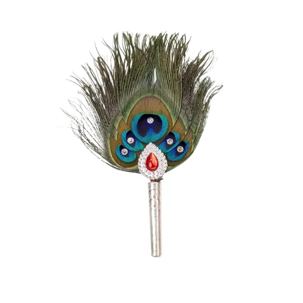 5_Par_Pure_Silver_Mor_Pankh_Peacock_Feather