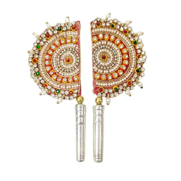 Handcrafted_Pure_Silver_Pankhi_For_Krishna_With_Pearl_Work