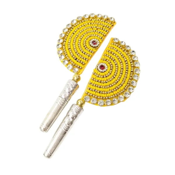 Handcrafted_Pure_Silver_Pankhi_For_Shree_Radha_Rani_With_Pearl_Work
