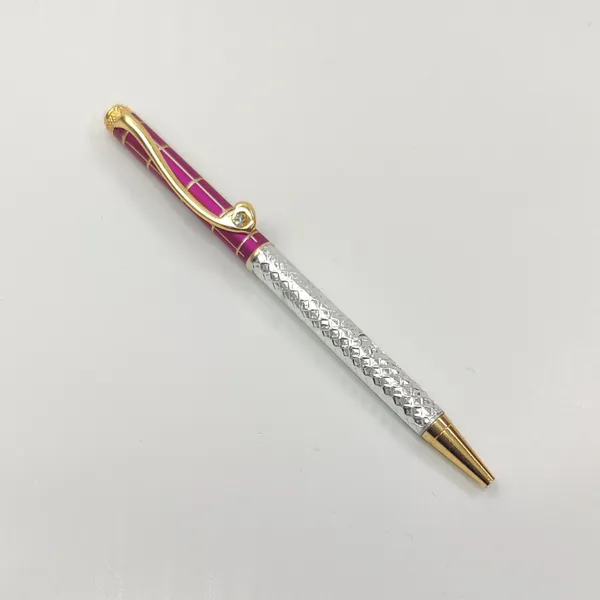 999_Pure_Silver_Regal_Ballpoint_Pen_Series_Magenta