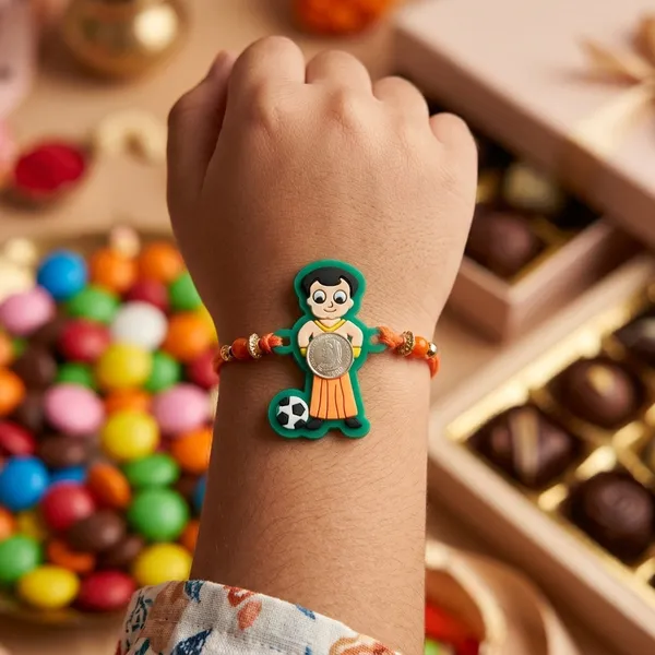 Chhota_Bheem_Kids_Handcrafted_Silver_Coin_Rakhi_Default_Title