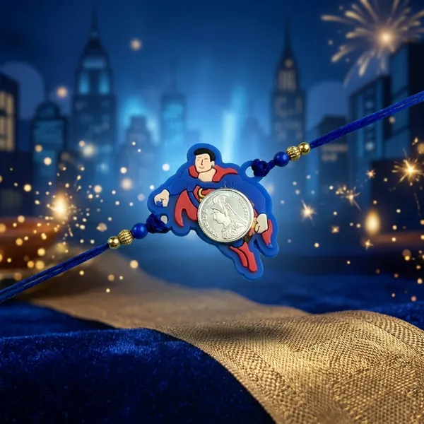 Superman_Kids_Handcrafted_Silver_Coin_Rakhi_Default_Title