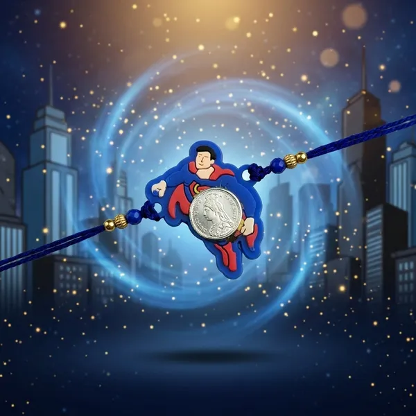 Superman_Kids_Handcrafted_Silver_Coin_Rakhi_Default_Title