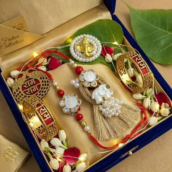 Rajsi_Gajraj_Silver_Bhaiya_Bhabhi_Rakhi_Default_Title