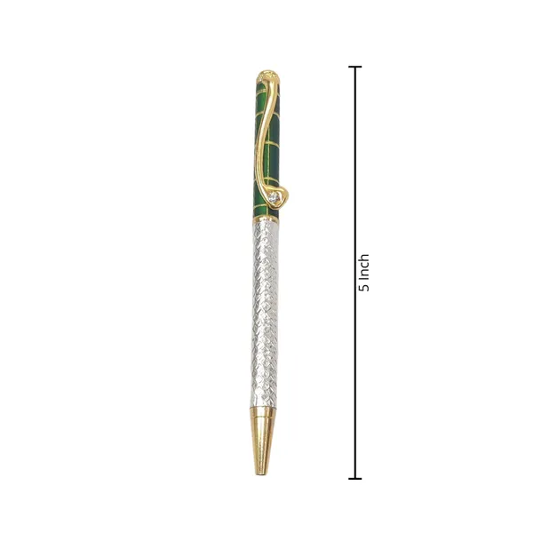 999_Pure_Silver_Regal_Ballpoint_Pen_Series_Bundle_Pack_Green